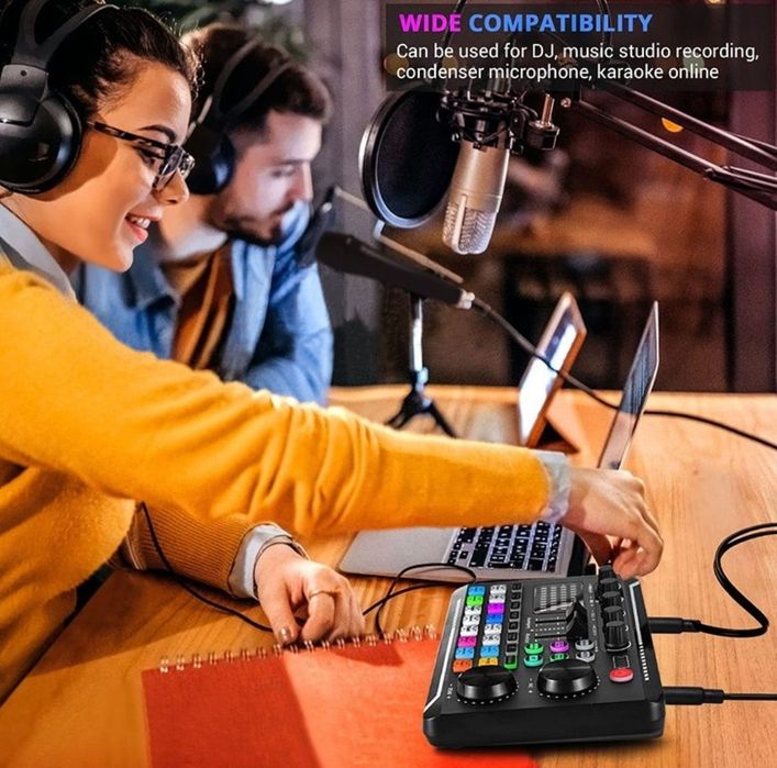 Placa de sunet externa cu efecte de sunet , voce și Bluetooth