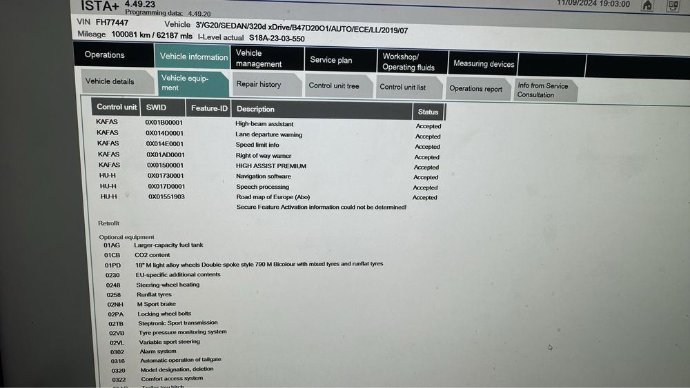 Modul KAFAS4 G Series - G20 G21 G11LCI G14 G15 G16 G05 G06 G07 - NOU