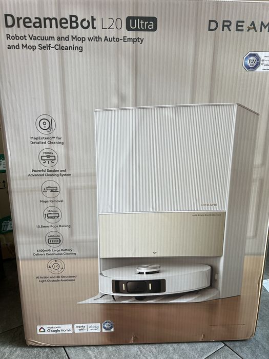 Robot de aspirare cu mop Dreame L20 Ultra - defect - pentru piese