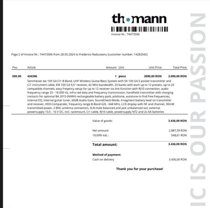 Sennheiser G4 EW-100