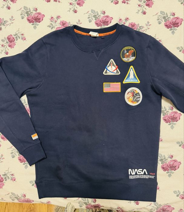 Bluza si pantaloni sport bunbac marca Soul of California / NASA navy