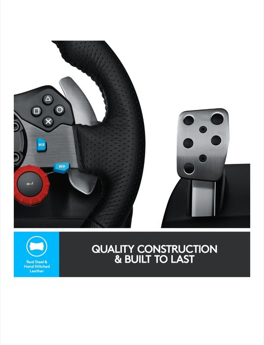 Volan Logitech Driving Force G29 pentru Playstation 5, Playstation 4, Playstation 3, PC