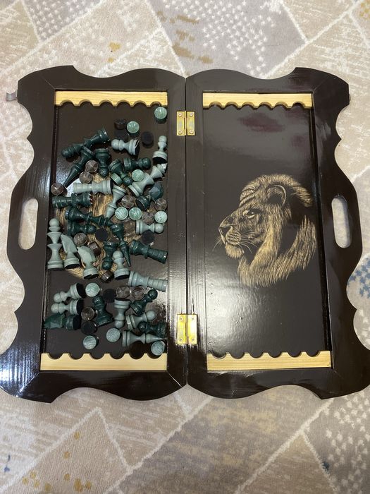 Нарды шахмат шашки 3в1