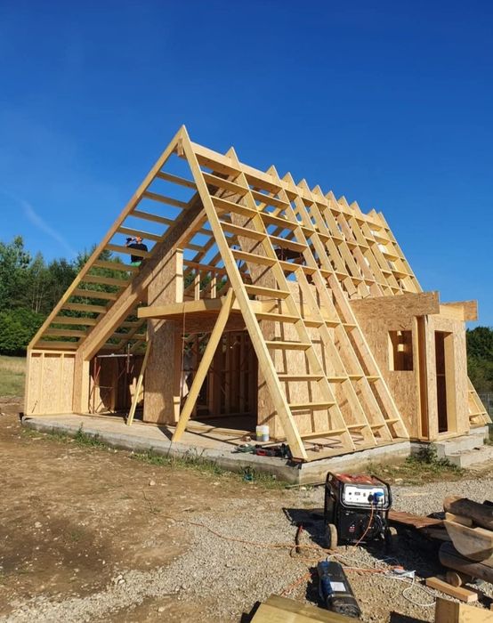 Vând cabane tip A frame