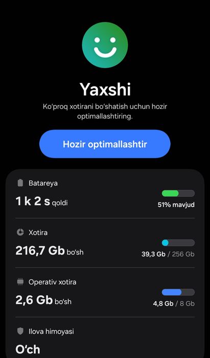 Samsung a16 kafolati bilan