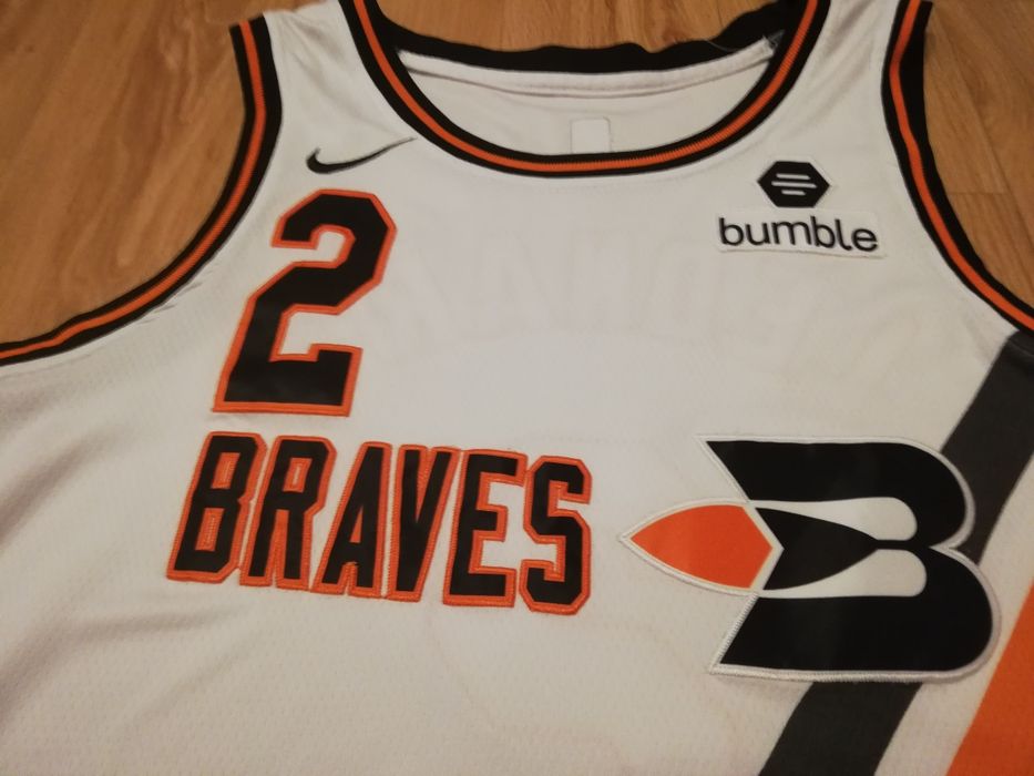 Maiou NBA Kawhi Leonard LA Clippers Braves Nike