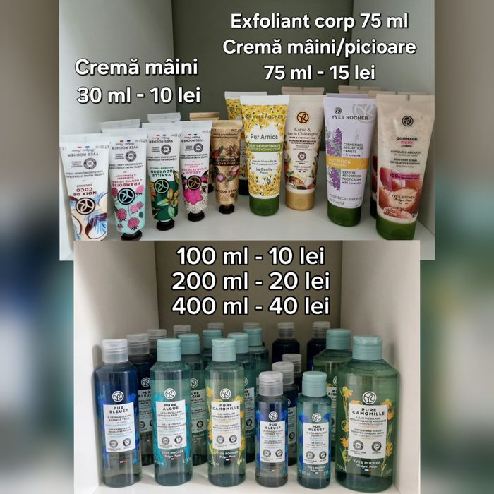 Set 6 sampoane Yves Rocher