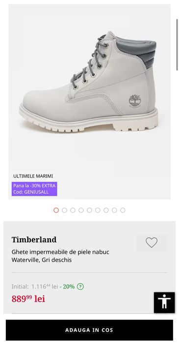 Bocanci dama Timberland impermeabili
