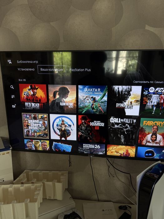 Продам Playstation 5 с дисководом с подпиской и играми