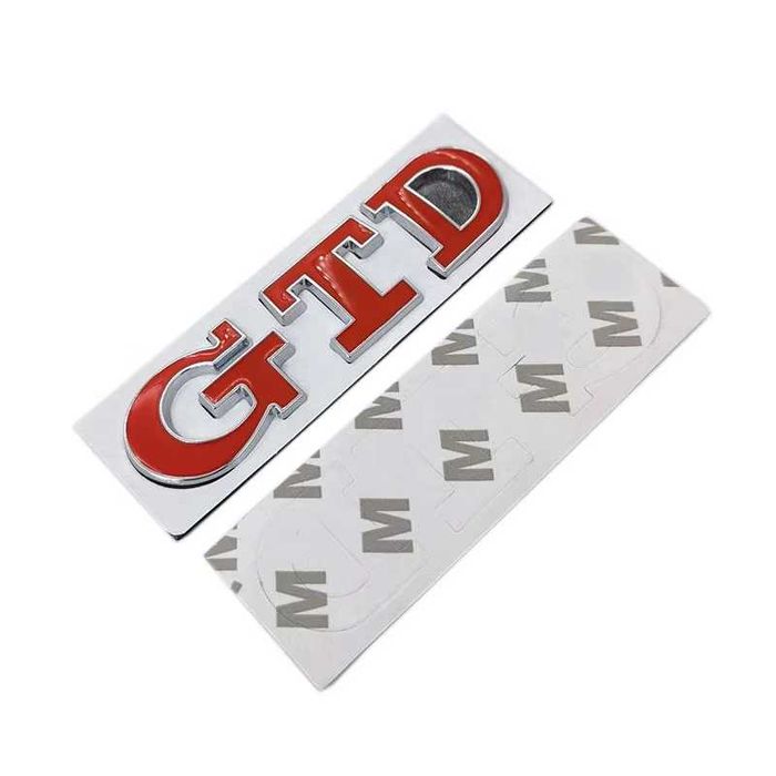 Надпис/Емблема GTD три цвята заден капак