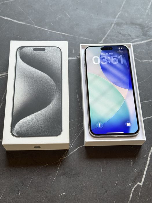 IPhone 15 Pro Max Silver 256GB