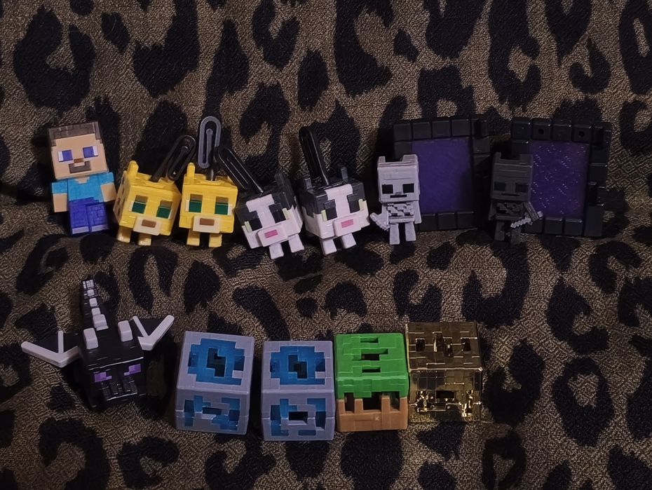 Minecraft kinder joy фигурки