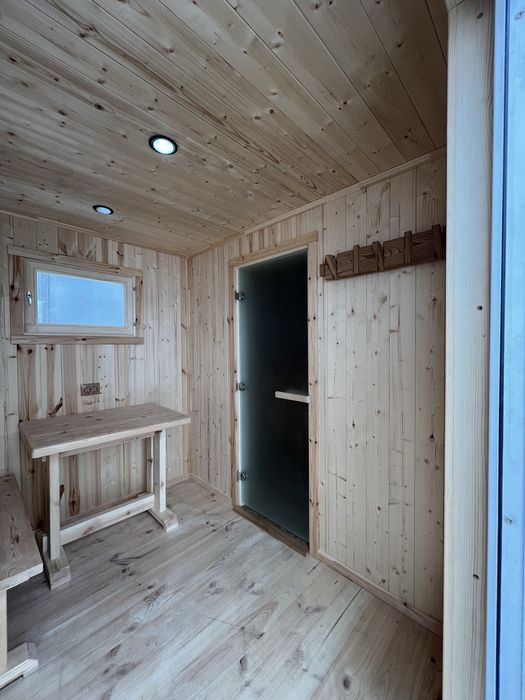 Каркасная баня, 4 метра.