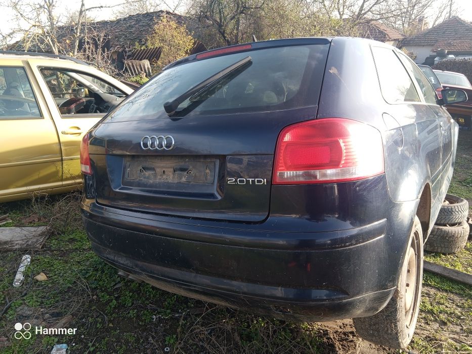Продавам Audi a3 8p на части 2000 кубика 140кс TDI 6скорости