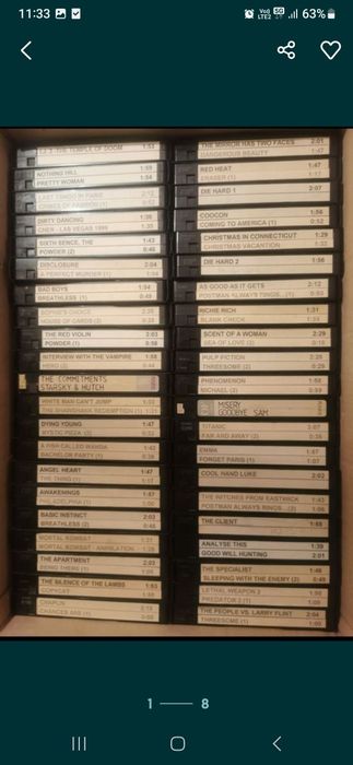 Casete video VHS Filme vechi