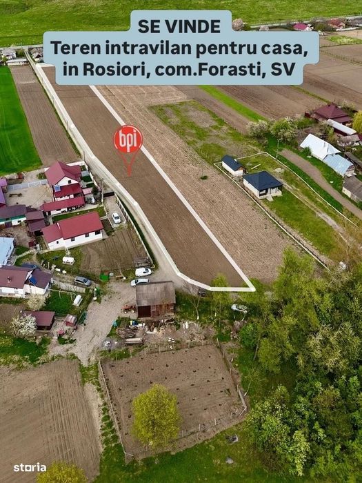 SE VINDE Teren Intravilan de 6.200mp in Loc.Rosiori, Com.Forasti, SV