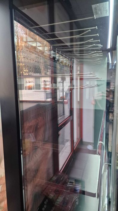 Vitrina Premium cu Carlige INOX 132cm / Danemarca