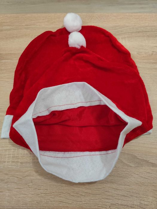 Коледна украса за кола 2 броя калъфи за подглавници коледна шапка