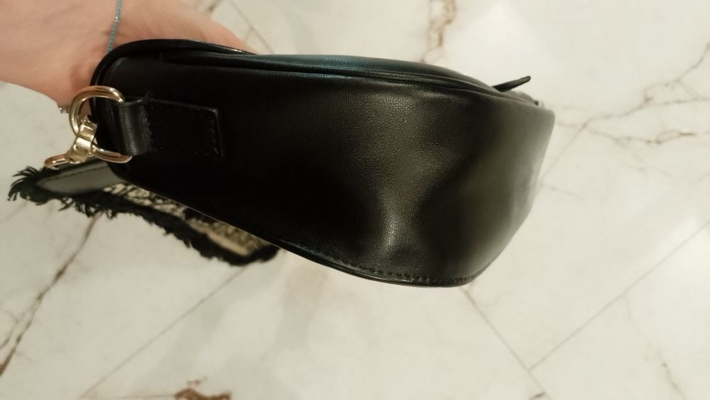 Geantă Musette piele naturala
