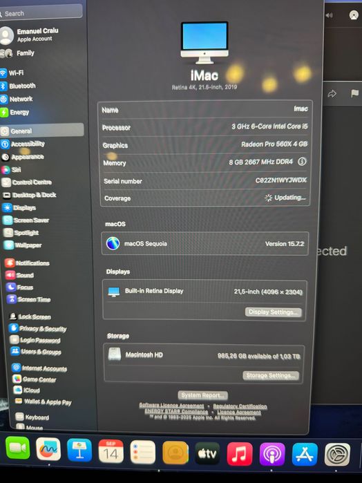 Vind IMac  21, 5 “