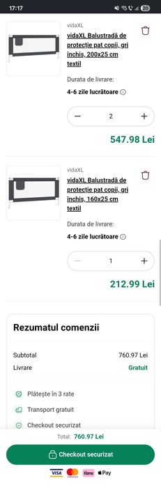 Protectie pat copii