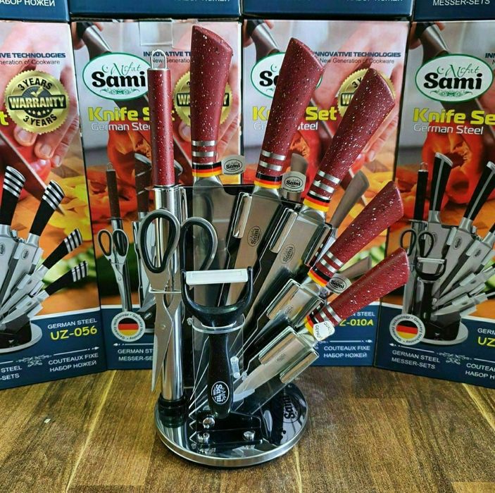 Профессиональный набор кухонных ножей SAMI оргинал доставка безплатная