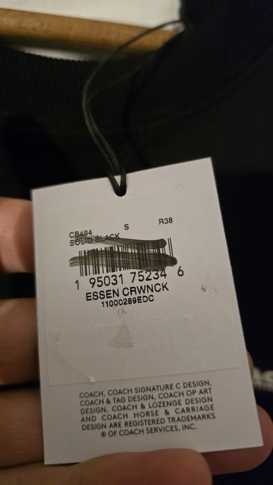 100% Coach суитшър