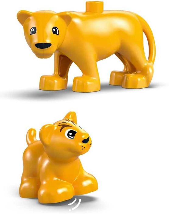 LEGO Duplo 10442 Семействата на дивите животни: Пингвини и лъвове