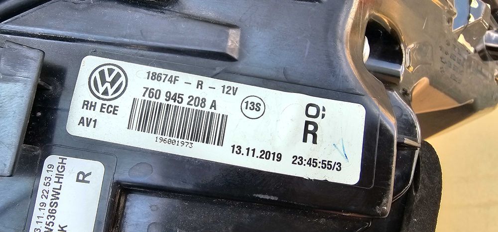 Stop dreapta Vw Touareg CR 2018 2019 2020 2021