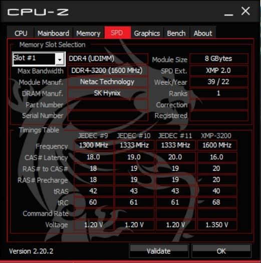 DDR4 8 gb 3200 Netac