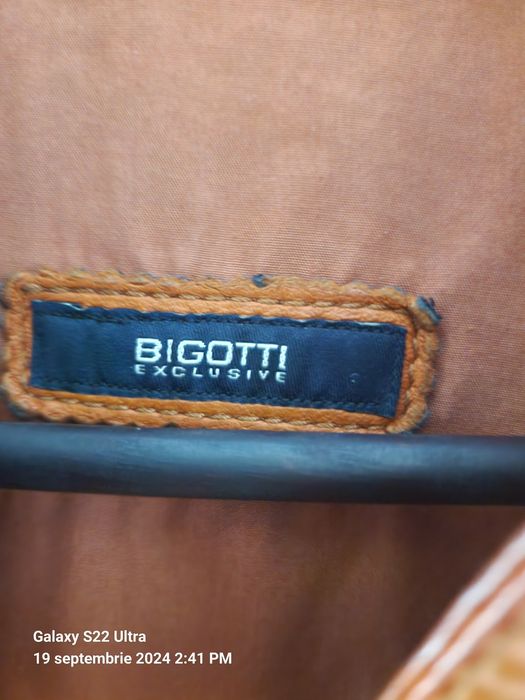 Geaca piele bigotti