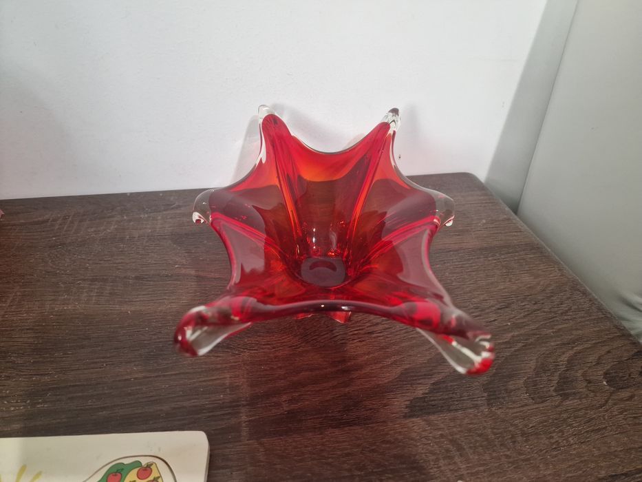 Bol Fructiera Cristal MURANO Italy 1970