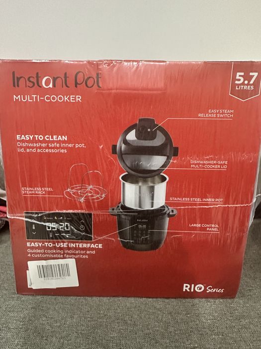 Instant Pot Rio 5.7L Multi Cooker 7 în 1, Nou Sigilat