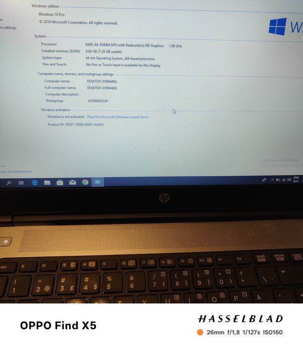HP ProBook 645 proc AMD A8 Ram 8gb SSD 120gb ieftin