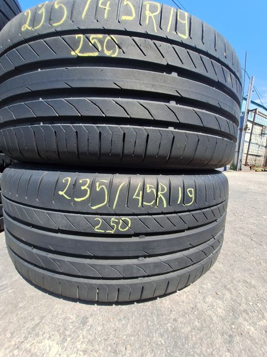 2 anvelope vara 235/45r19 Continental ssr rft  Montaj Gratuit