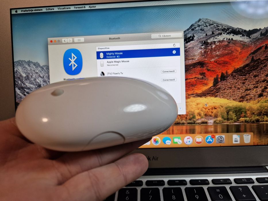 Apple Wireless Mighty Mouse (A1197) – Bluetooth – Stare Perfectă