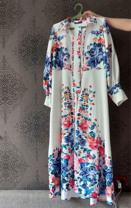 Белый мишка.      Платье