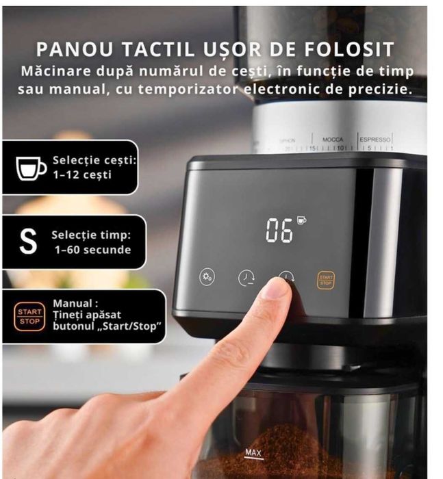 Rasnita de Cafea Espresso Automata