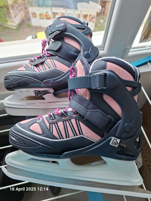 Patine gheata Oxelo FIT5 Junior Fete marime 35 - 37