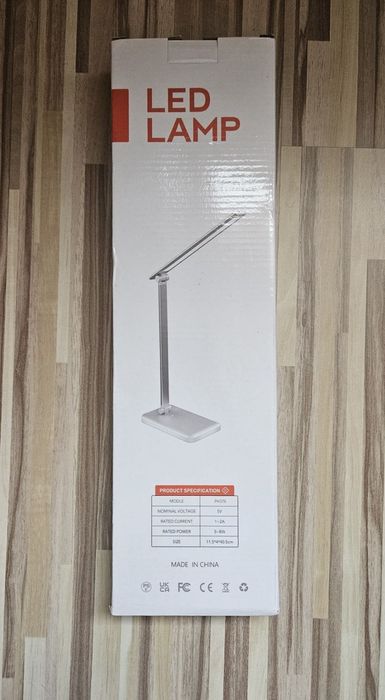 Нова лед настолна лампа, различни режими, 180 градуса