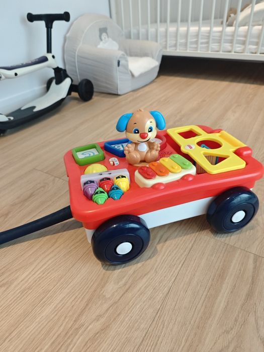 Fisher price learn and play learning wagon Hungarian English magyar an