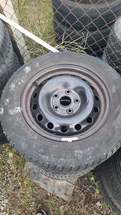 Железни джанти 5х112 VW 15 ки със зимни гуми