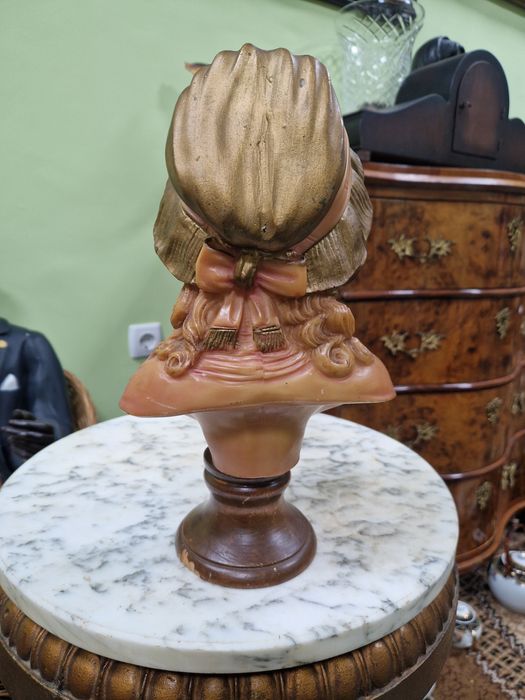 Антикварен колекционерски бюст фигура статуетка