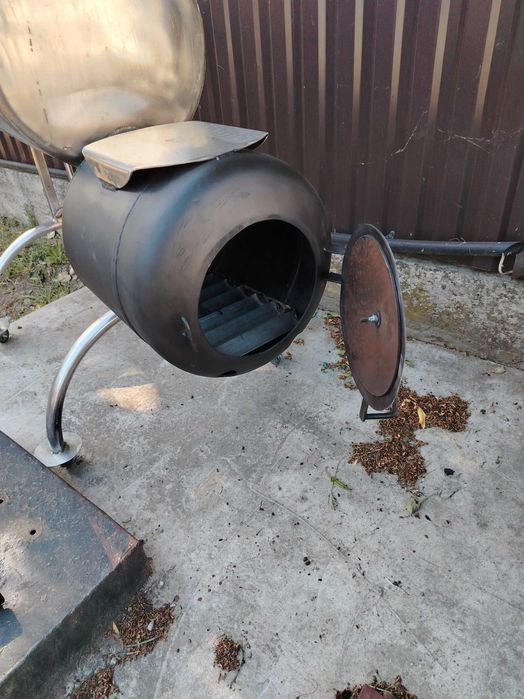 Gratar tip smoker din inox alimentar