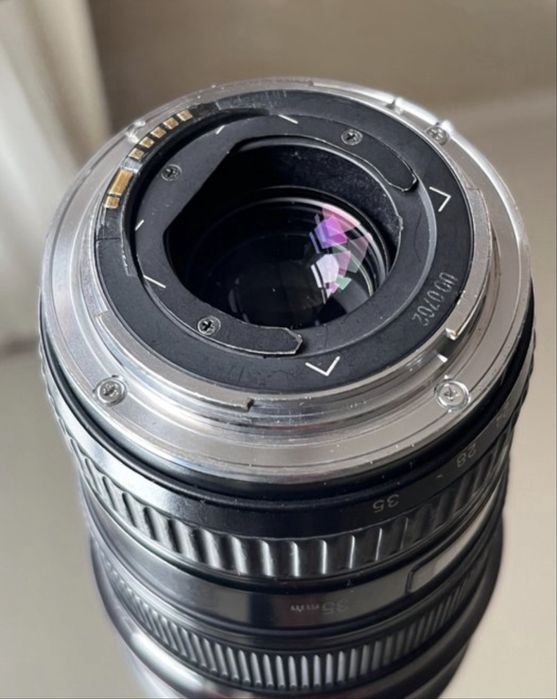 Obiectiv foto canon ef 17-35 mm!f 2,8