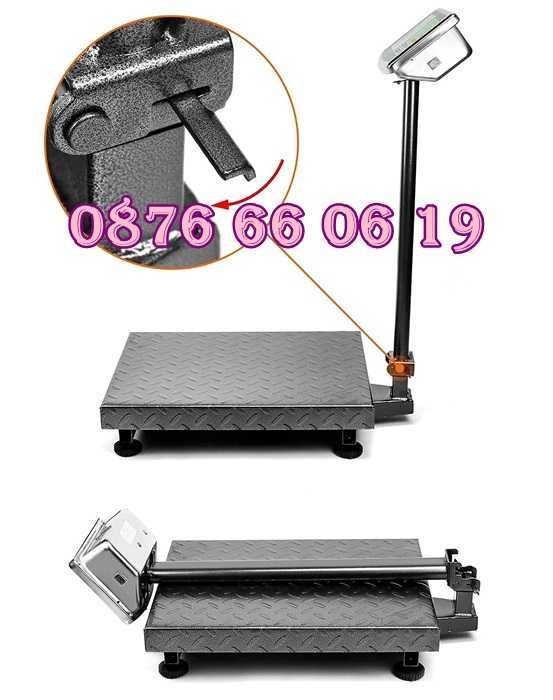 Кантар с платформа до 150 кг, електронен кантар, везна до 150 кг