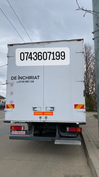 Transport marfa/Mutari/inchiriere vehicul pentru transport marfa/