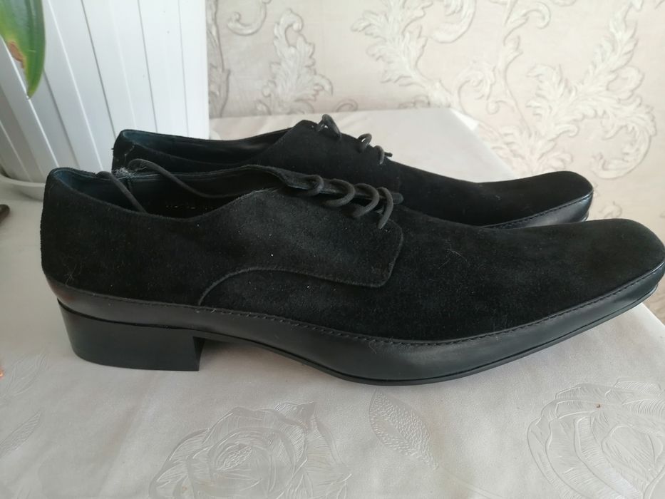 Мужские туфли замша