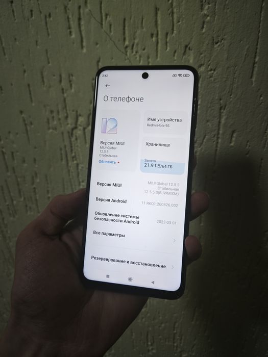 Xiaomi redmi note 9s
