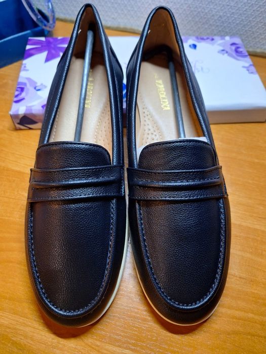 Лоферы новые, кожа